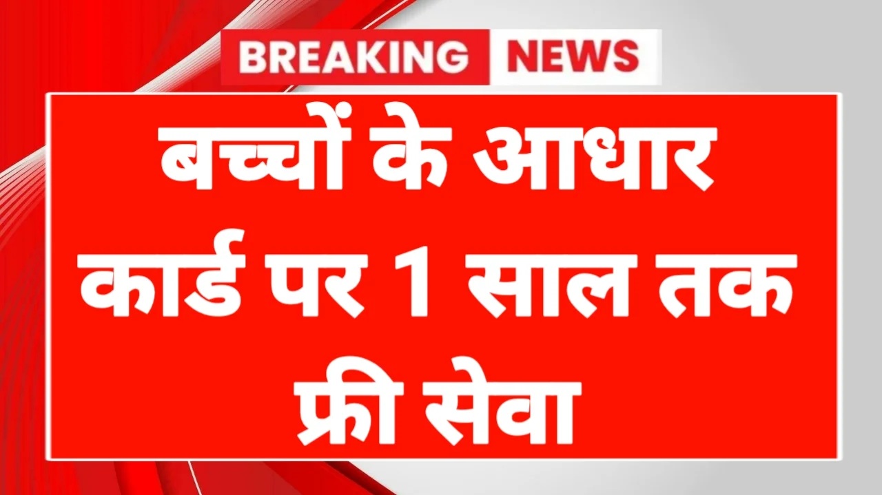 Aadhar Card Govt Free Service